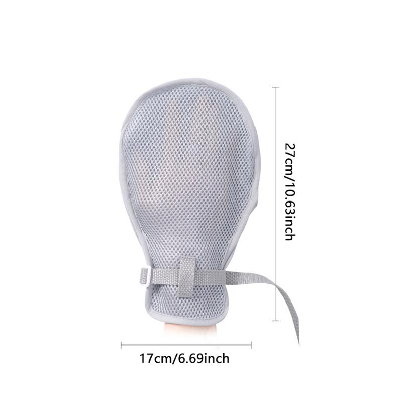 1Pair Restraint Gloves Finger Control Mitts Hand Infection Protectors Finger Hand Fixed Gloves For Elderly Patients