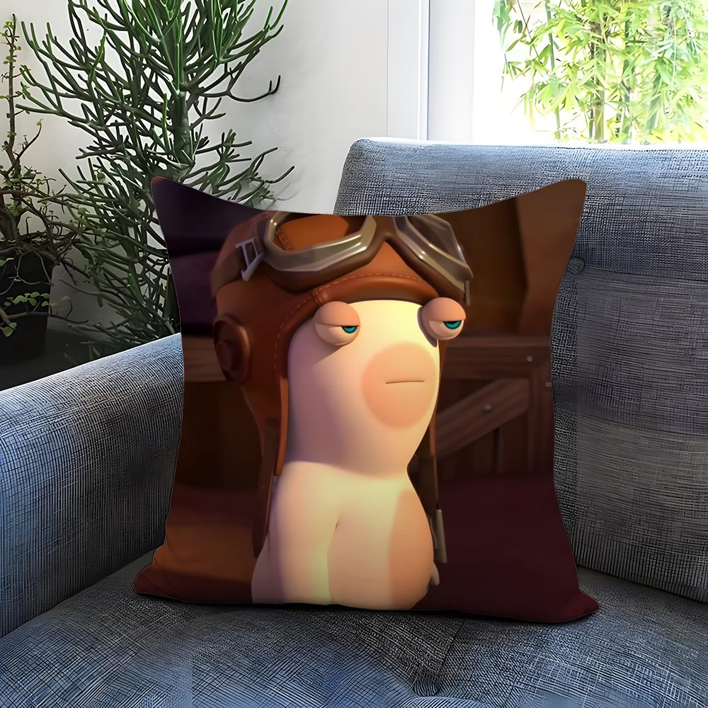 

POPULAR RR-RRabbids InvasionSS Cushion Cover Comfortable Reversible Pillow Cover Ideal for Car Sofa Bedroom & Beyond 30cmx30cm