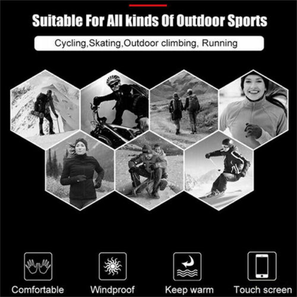 Thermal Men Women Ski Gloves Cycling Gloves Touch Screen Mitten Winter Warm Gloves