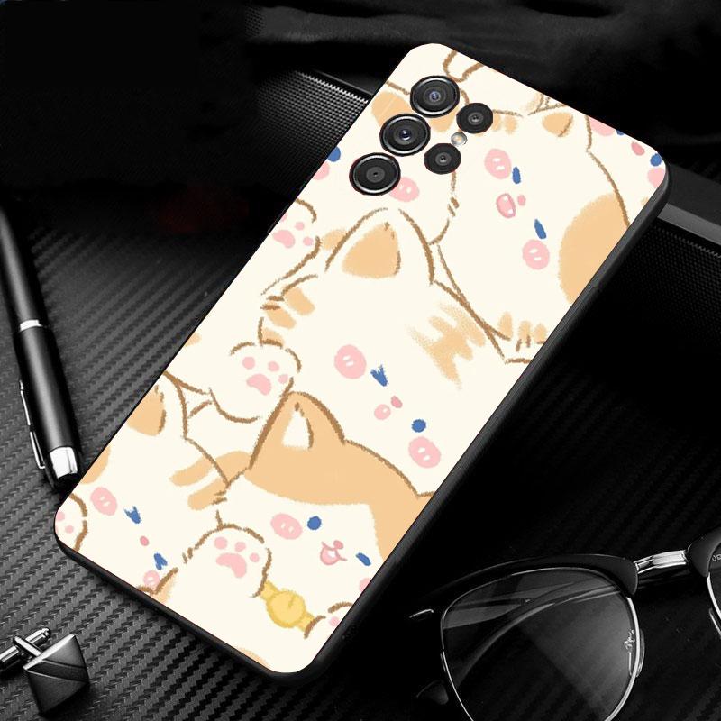 Pouzdro na telefon s roztomilým kresleným zvířátkem pro Samsung S24 S23 S22 S21 S20 Ultra S20 S22 S21 S10E S20 FE S24 Plus