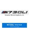 Compatible with BMW 7 Series: 730Li, 740Li, 730d, 745d, 760i Rear Tail Emblem Sticker