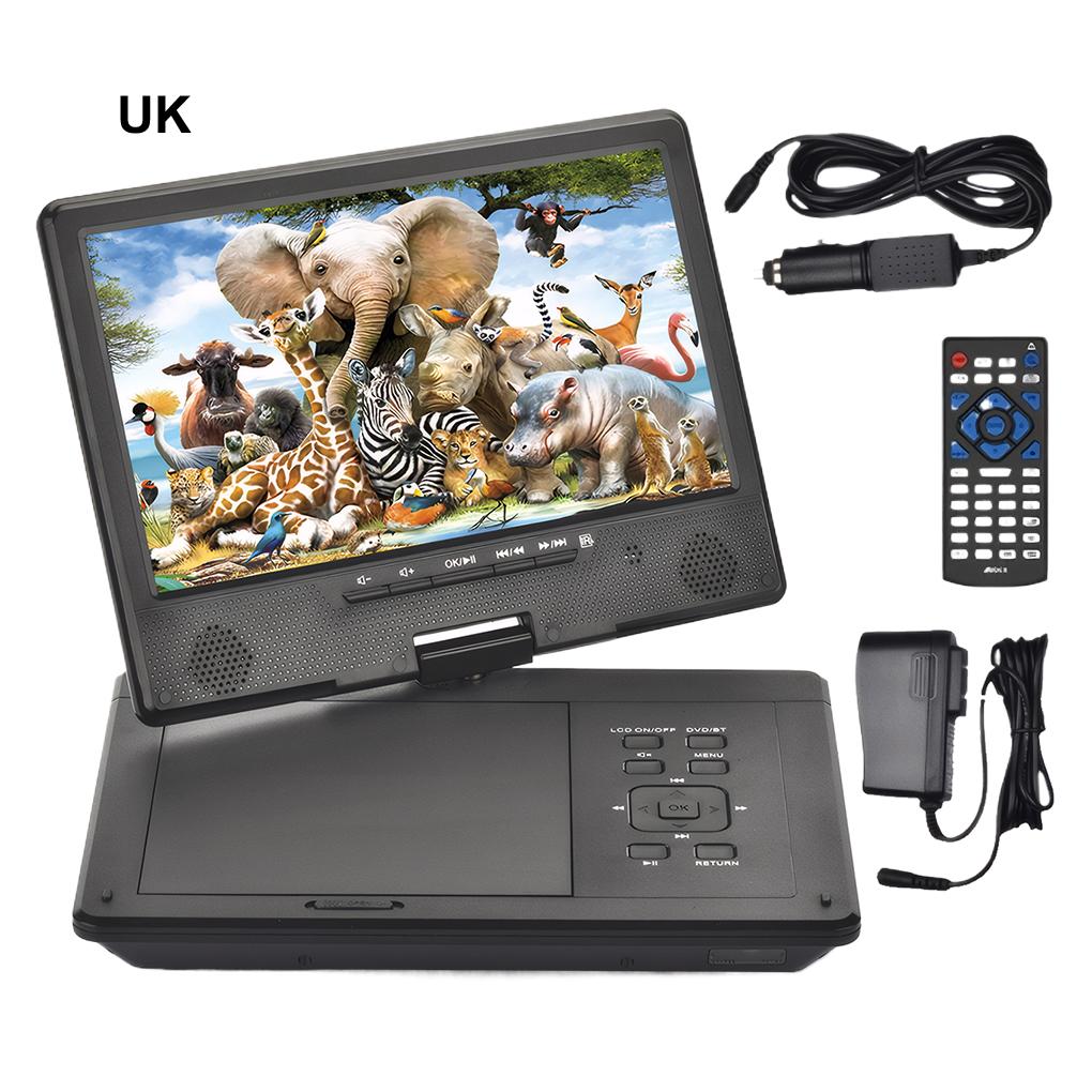 12,5-Zoll Mobiler DVD-Player High Definition Video Drahtloser Bluetooth-kompatibler Player Tragbarer Vollformat In-Car CD-Player