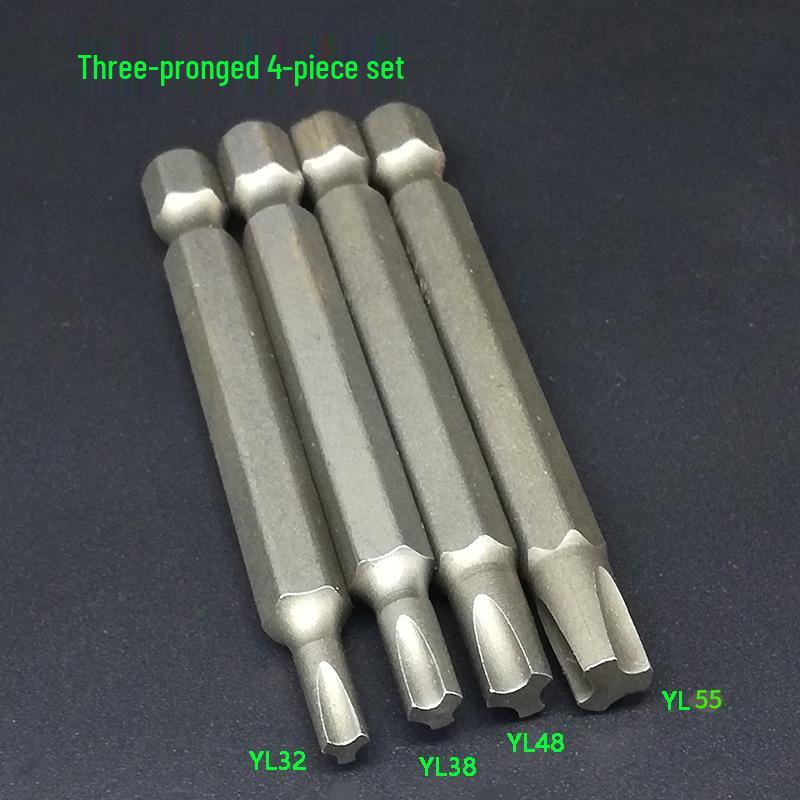 Bicycle Bit Repair Tool Set: Inner Pentagon, Star, Triangle, Tri-Wing, Hexagon Screwdrivers