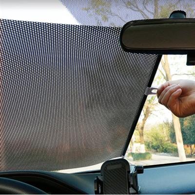 Car Sunshade, Windshield, Retractable Front and Rear Windows, Sunshade, Foldable Thermal Insulation Frame Accessories