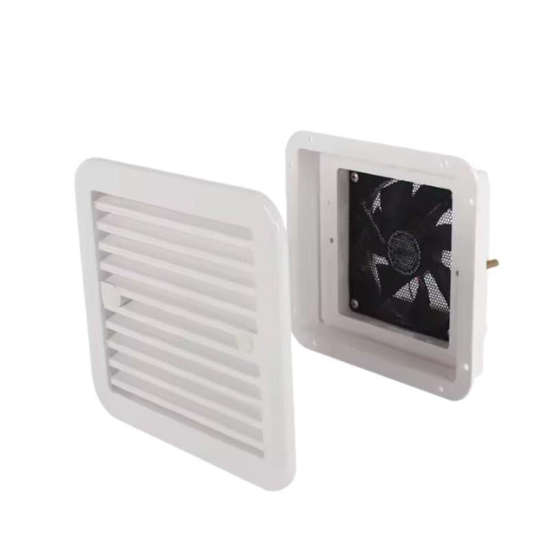 Low Noise Ventilator Trailer Air Vent For Caravan Cooling White 12V Power Supply Vent Fan Efficient Ventilation