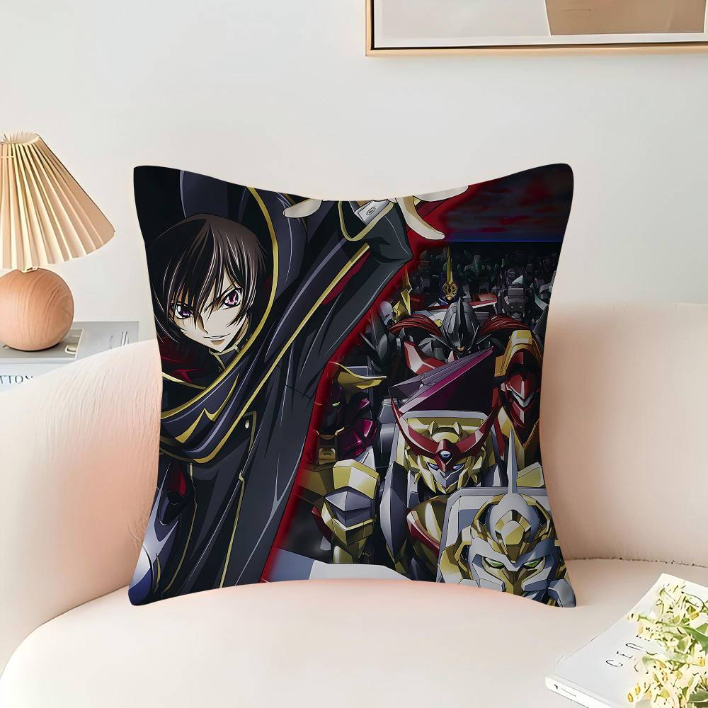 Anime C-Code Geass Lelouch Stitch Lucky Dragon Pillow Cover Sofa Cushion Cover Home Room Decoration Children Gift