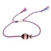 Modern Fish Charm Braided Jewelry Adjustable Length Handchain Alloy Pendant Bracelet For Stylish Daily Accessories