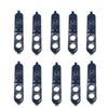 10PCS PTT Button Lock and PTT Rubber Key for Motorola XIR P3688 DEP450 DP1400 Etc Radio Walkie Talkie Repair Kits