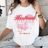 Heartbreak Hotel Womens TShirt Loose Vintage Boho Graphic Tees Retro Music Concert Shirt FeUnisex Cute Aesthetic Valentines Top