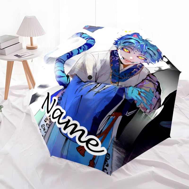 Personalized Name K-KPop Demon Hunters Print Umbrella - Automatic Open/Close, Eight-Rib Durable Frame, Automatic Folding Umbrella