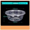 Sheng Bi Lai Disposable Round Plastic Food Containers with Lids
