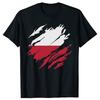 Poland Flag Polish Day Football Mens Clothing Cotton T-Shirt Women Vintage Tops Printed T-shirt Y2K Clothes Classic Tshirt