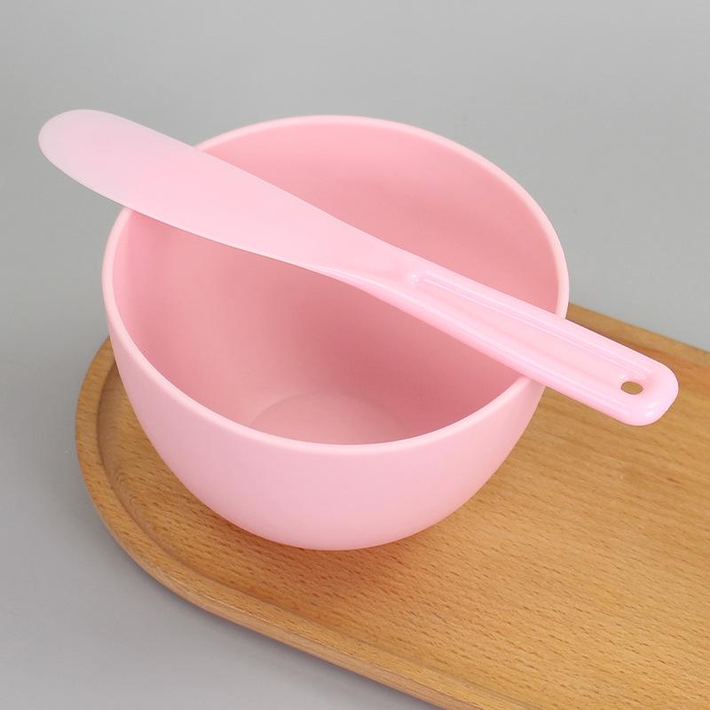 Silicone Beauty Salon Mask Bowl Set with Mixing Stick - DIY Tool for Mask Preparation