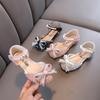 Summer Ladylike New Style Girls' Princess Baby Student Bowknot Small/medium/large Children's Performance Dance Flat Shoes
