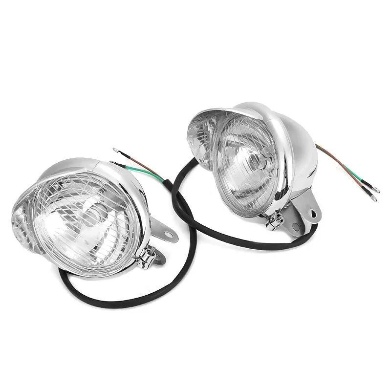 1/2pcs 5.5Inch Round Motorcycle LED Headlights Motor Front Passing Light Modifcation Headlamps for Harley Motorcycle