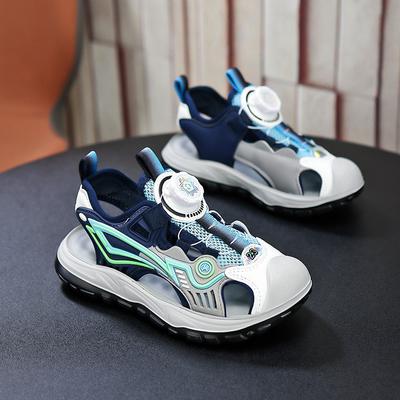 Children's Sandals Children's Sports Shoes Baotou Sandals New Princess Shoes Children's Sports Rotating Button Shoes Sandals