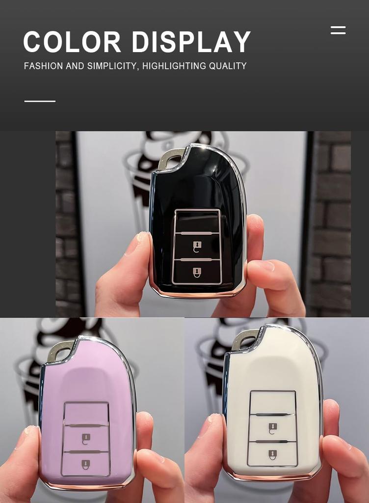 [TECART] Toyota Schlüsselanhänger, Schlüsseletui, Schlüsseletui, Fernbedienungsschlüssel, Schlüsseltasche, Kompatibel mit