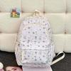 Schoolbag cartoon kitty cat graffiti large capacity backpack new Japanese and Korean style campus soft girl backpack girl schoolbag tide