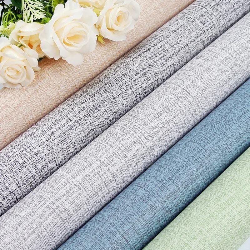 DIY Modern Decoration Mold Proof and Waterproof Bedroom Self-adhesive Background Wall Home Wallpaper Cabinet Wallpaper
