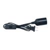 EU Plug1.8m 3m 5m Power Cord Cables E27 Lamp Base Holder With Switch Wire For Crawling pet Brooder Heating Spiral Light Socket