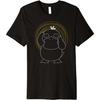 Pokemon Psyduck Spiral Premium Black T-Shirt