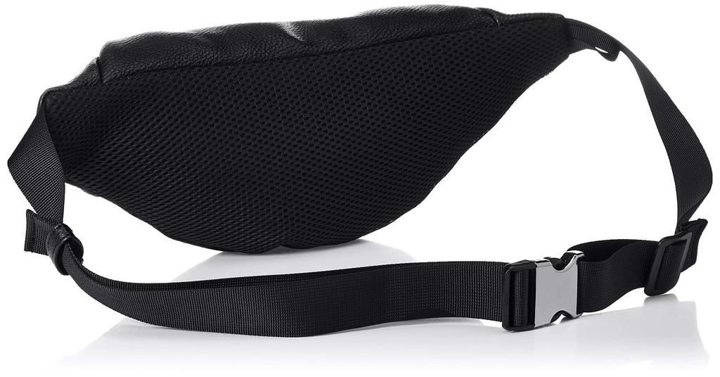 Synthetic Leather Smart Waist Bag [Rename] (Black)