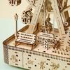 3D Wooden Ferris Wheel Puzzle with Rotating Music Box - DIY Educational Toy