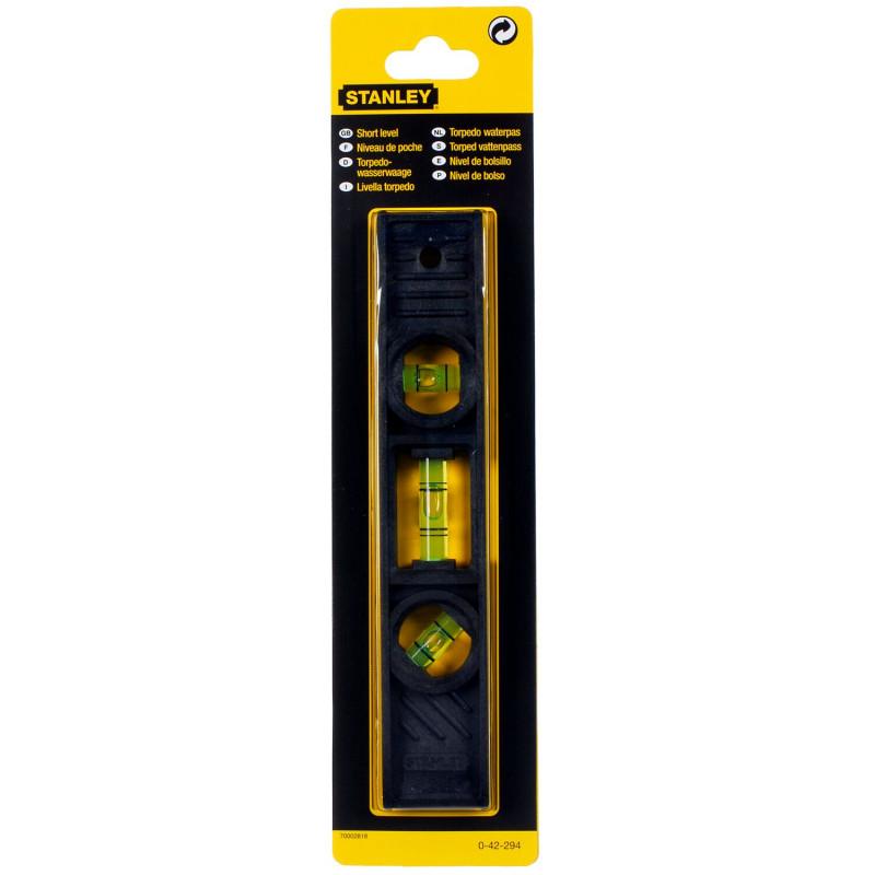 Torpedo Level 20Cm, 3 Bullets, Abs Body - S/42-294-0