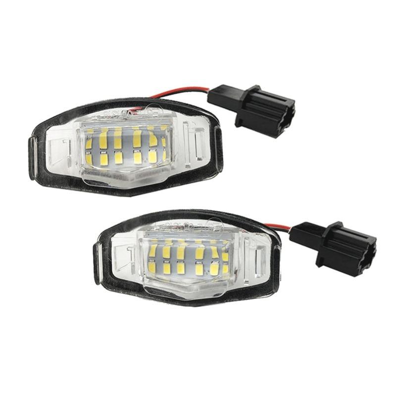 License Plate Light LED Compatible with Honda Civic Accord Odyssey CRV Car Accessories Auto Parts Rear License Plate Light