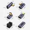 USB C 4.0 40Gbps 90 Degree Adapter 100W Fast Charging Type C to Type C Converter for Car Phone Laptop Use