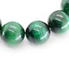 [Ishiki] Green Tiger Eye 16mm Prayer Beads Bracelet, Natural Stone, Power Stone, Good Luck with Money, Career, and Wealth [b315]