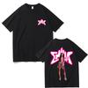 Singer Emilia Mernes MP3 Double Sided Print T Shirts Men Women Cotton Oversized Tshirts Male Fashion Tshirt Fashion Streetwear