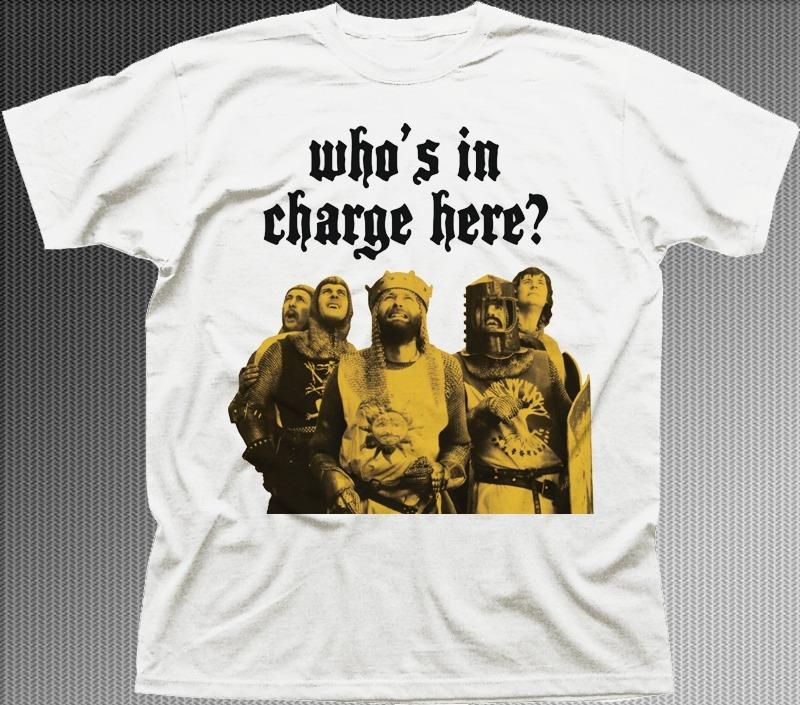 Monty Pythons Holy Grail funny The Knights Who Say Ni printed tshirt 9456 S разноцветный
