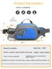 Multi-Function Waterproof Waist Bag with Large Capacity for Running, Fitness, and Outdoor Climbing