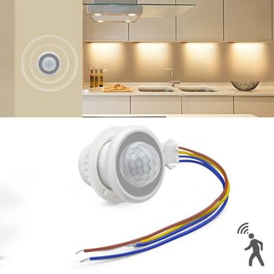Wide Voltage Compatible Smart Motion Sensor Switch Adjustable Detection Dual Sensing Technology PIR Sensor Switch