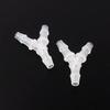 10Pcs New 2.4-15.8mm Y-Type Tee Connector PP PE Soft 3 Way Connector Plastic Hose Fittings for Aquarium Fish Tank Fittings