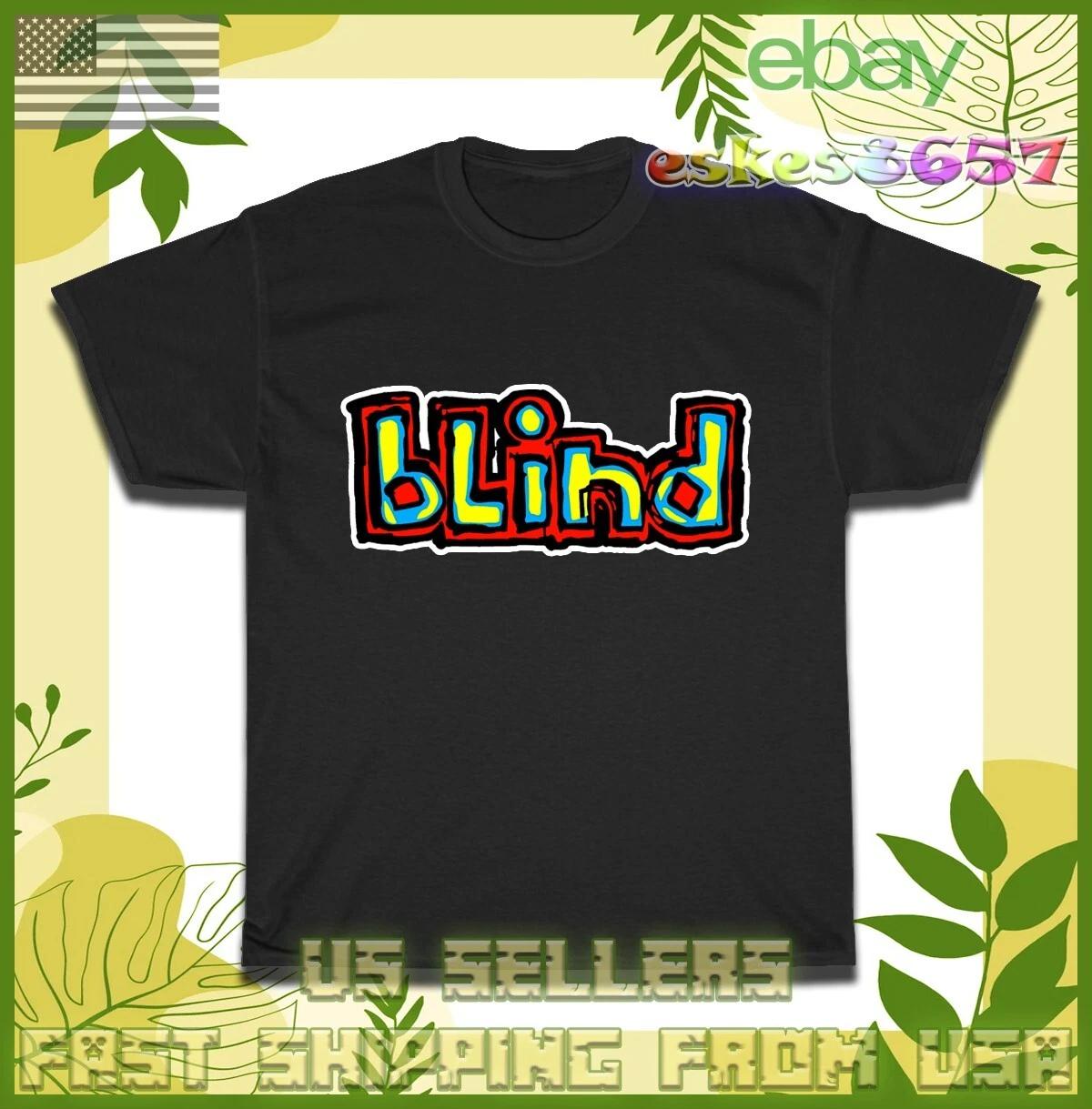 

New Blind Skateboards Logo Men s T-shirt American icekeys T-shirt 2XL