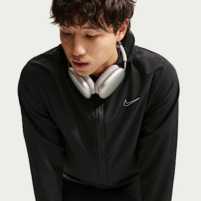Nike Jackets Men's Black/White Hooded Non Detachable Moderate