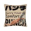 Team Monkey Baby Punch Pillow Case Soft Pillow Cover For Living Room Bed Chair Retro Trendy Cushion Cover