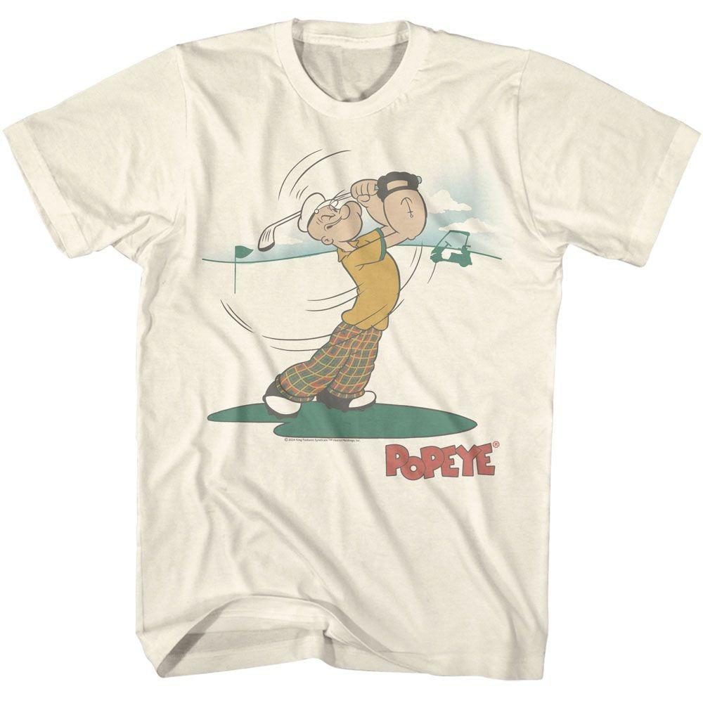 Popeye - Golf Simple - American Classics - Adult Short Sleeve T-Shirt S