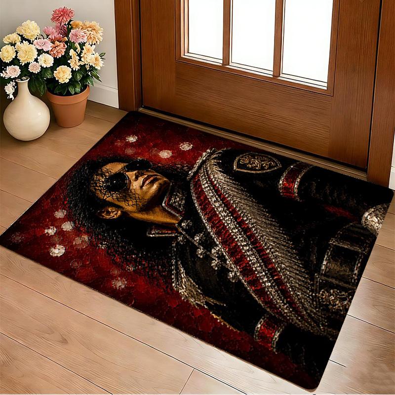 Michael Jackson Living Room Nonslip Area Rug Soft Carpet For Bedroom Gameoom Playroom Sofa Office Home Decor Doormat
