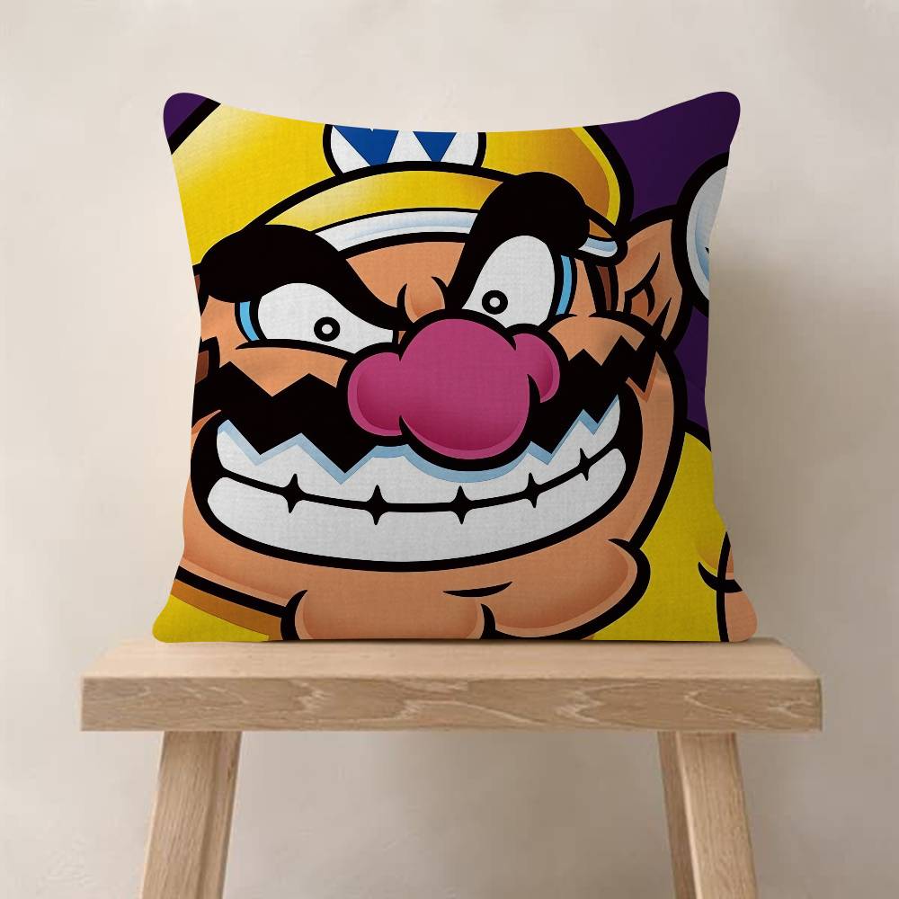 Super Cute Style M-MarioS Maple Design Cushion Cover Happy Autumn Harvest Decor Holiday Decorati Pillow Cover
