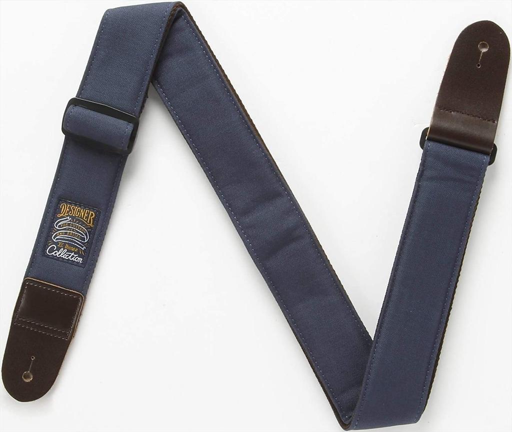IBANEZ DCS50-NB Navy Blue Guitar/Bass Strap with a Simple, Stylish Design