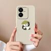 Cases For Vivo Y22 Y22S Flower Liquid Silicone Camera Lens Protection Phone Back Cover For VivoY22 Vivo Y 22 Y22 S Coque Bumper
