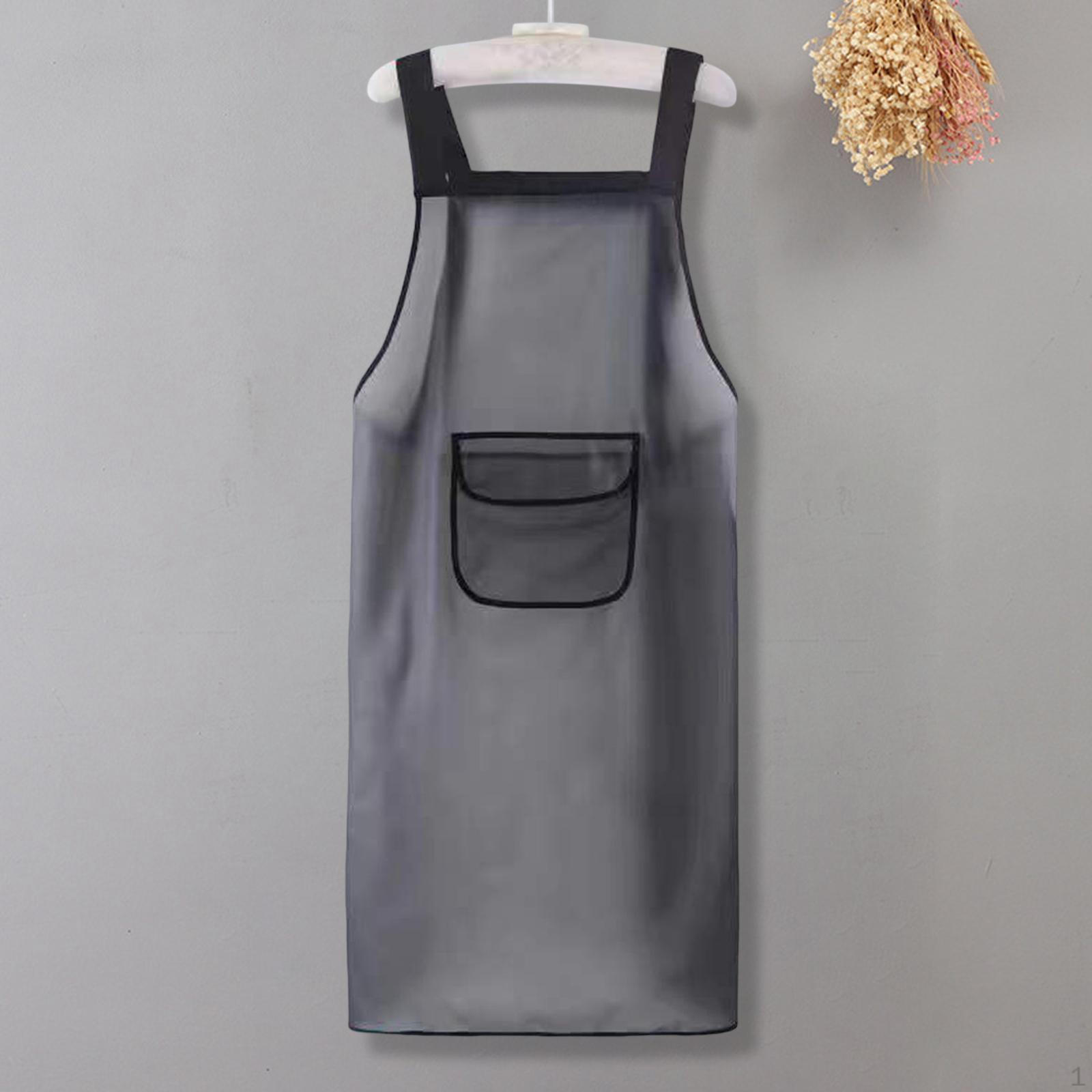 

Модный кухонный фартук с большим карманом водонепроницаемый макияж ТПУ для ресторана 95cm