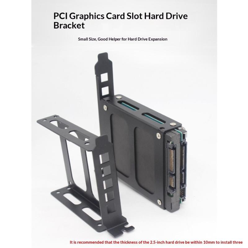 Desktop Computer Case Ssd Hdd Universal Hard Drive Bay Pci Card Slot Expansion Rack Suitable For 2.5-Inch/3.5-Inch Hard Drives
