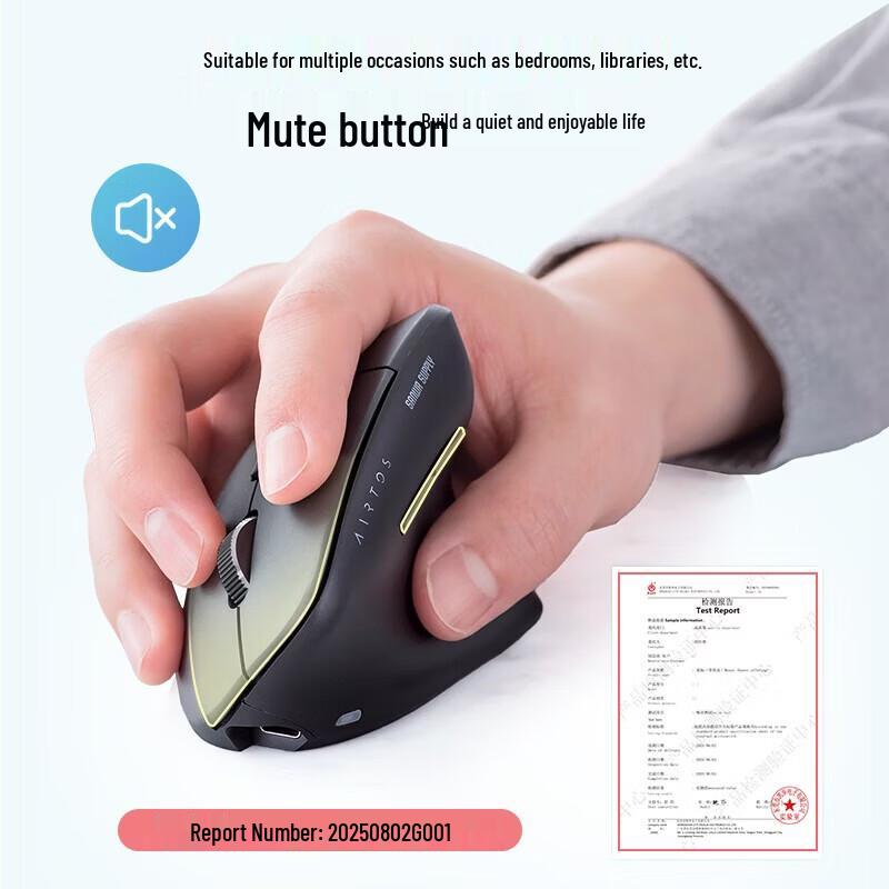 SANWA Ergonomic Lightweight Wireless Mouse