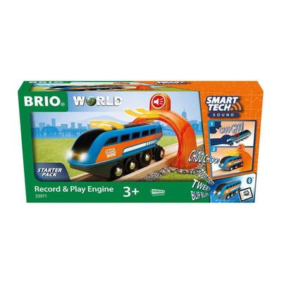 BRIO Smart Tech Sound Engine Ages Vehicle Train Toy Wooden 33971 3+ (Electric Rail)