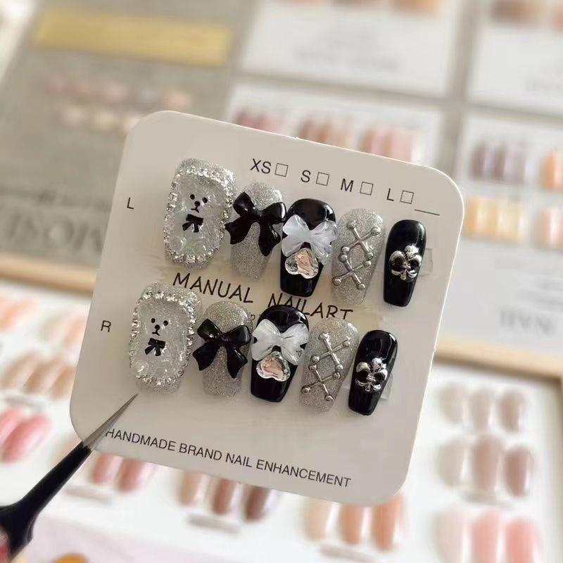 

Одежда для детей ручной работы Ногти для девочки Ручная работа Сеточка для ногтей Наклейки для ногтей Клоун Одежда Любовное сердце Галстук-бабочка Прозрачный L, Best Selling Bear ladder