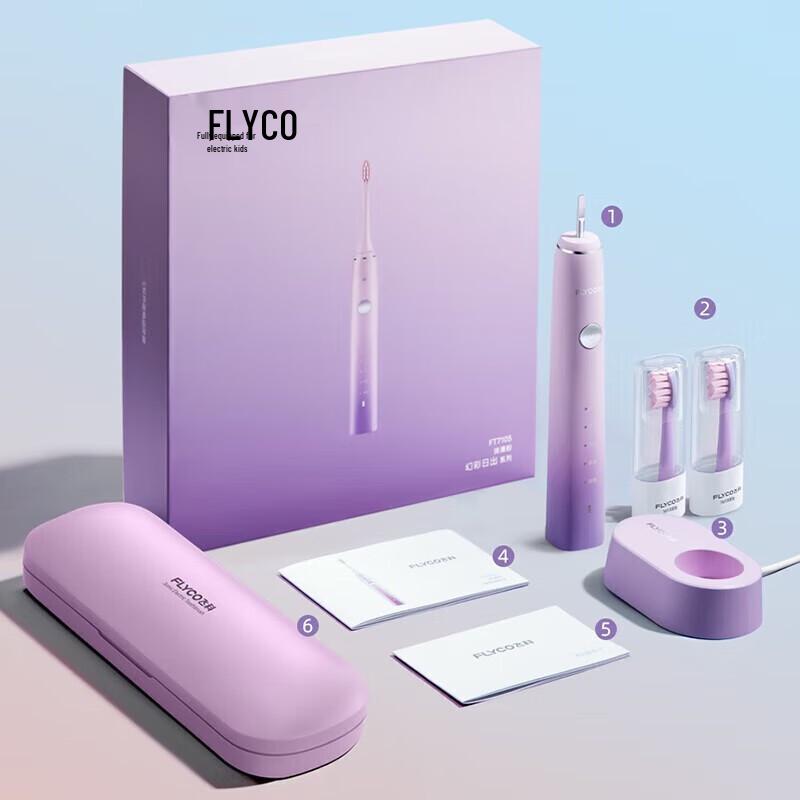 FLYCO Smart Sonic Electric Toothbrush FT7105 CN Plug (adapter Included)